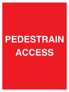 PEDESTRAIN ACCESS